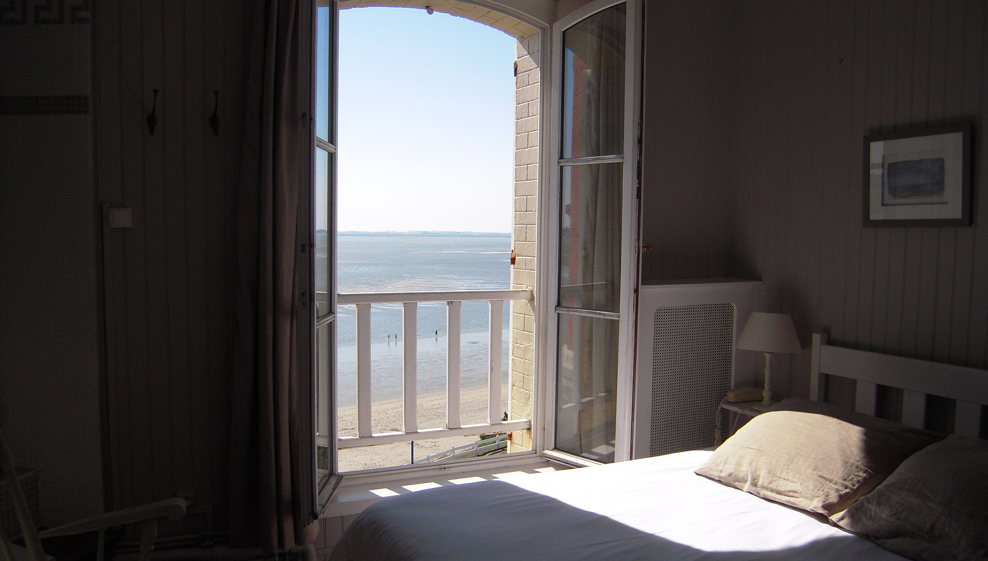 Les chambres et leur vue imprenable